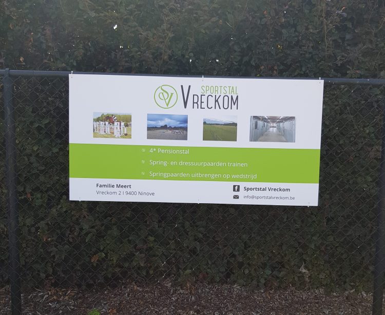 ontwerp reclamebord Celien Meert